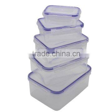 Kitchen freshness preservation plastic food container set