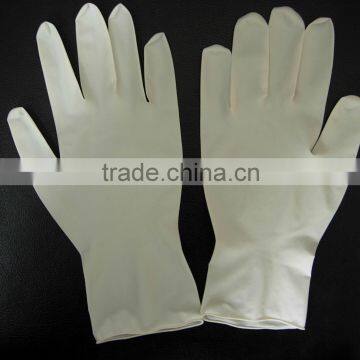 powdered latex examination gloves