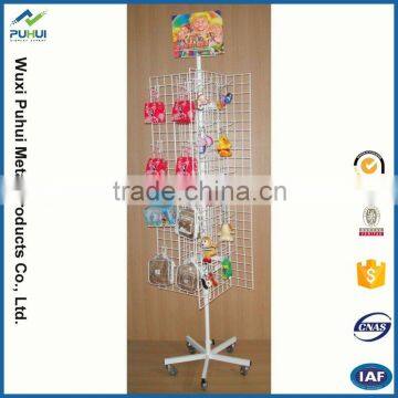 excellent product wire spinning display rack shelf mesh