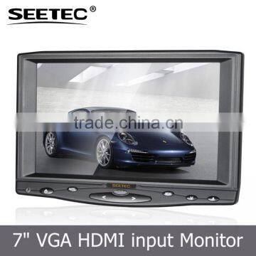 7 inch lcd tft panel led display portable and small screen monitor without touch
