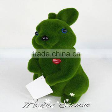 china wholesale lovely and proud artificial moss bunny with natural look