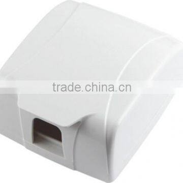 2015 Wholesaler Luxury Wallpad for Wall Switch Socket Outlet 86 Type White Waterproof Electrical Plastic Box Enclosures