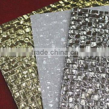 Foshan factory Golden metal mosaic tile