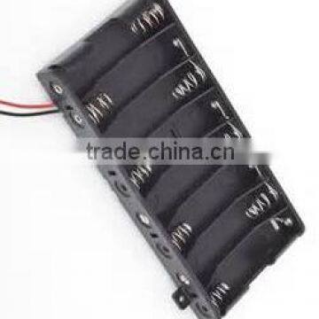 8 * AA battery holder with wire