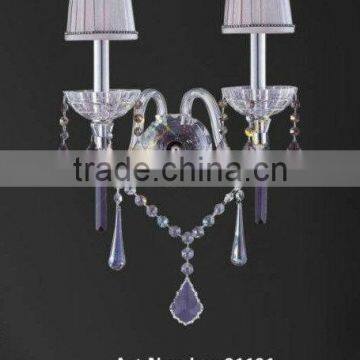 modern crystal wall sconce in Zhongshan