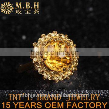 factory stock wholesale natural gemstone citrine amethyst green quartz crystal inlay 925 silver jewellery