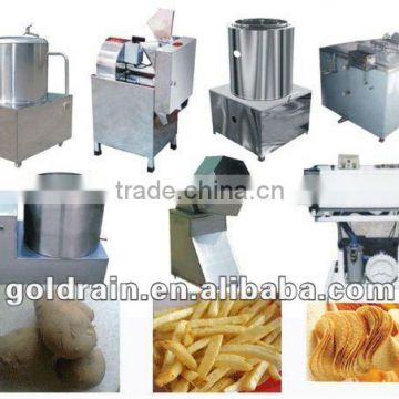 potato french fries making line