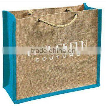 100% natural jute handle bags