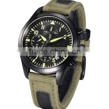 YB New fashion good quality Military Nylon strap army watch