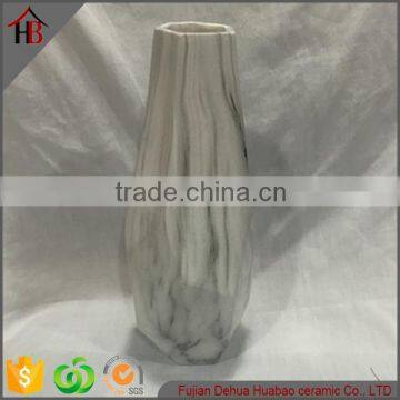 wholesale white ceramic marble garden planter