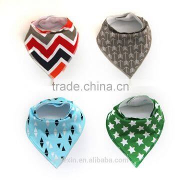 Bulk wholesale cheap cotton baby bandana bibs