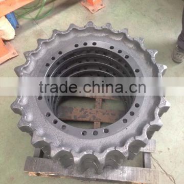 China manufacture Daewoo DH300 excavator track chains sprocket rim