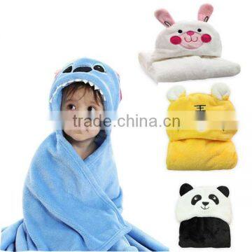 China Wholesale Custom Animal Head Plush Baby Blanket