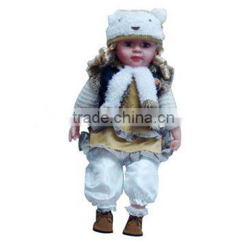 American County Girl Red Clothes Moveable w Music Lovely Electrical Doll photo-2