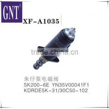 excavator parts sk200-6E solenoid valve