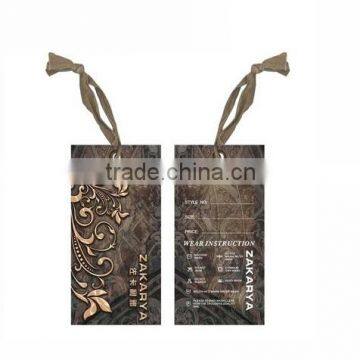 accessory chain hang tag cardboard hang tag