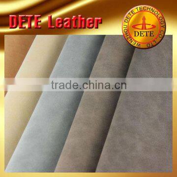 PU artificial fur fabric wholesale faux leather fabric raw leather for sale