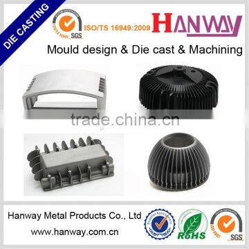 China automobile parts manufacturer aluminum die casting heat sink automobile parts