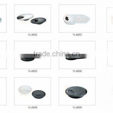 60/80mm Zinc Alloy Circle Cable Desk Grommet From Factory photo-2