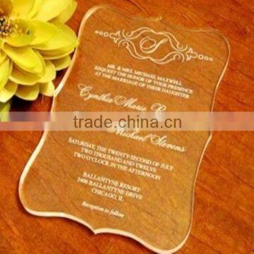 Wholesale acrylic handmade birthday greeting card designs price