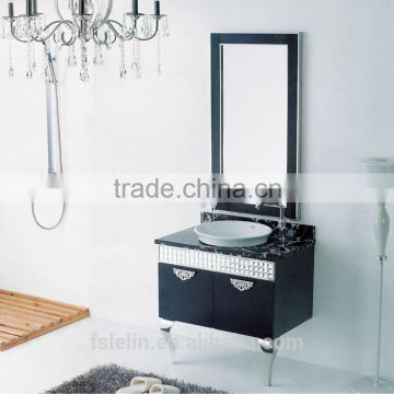 modern fashion economic stainless steel bathroom wash basin vanity of 114 sanitary ware