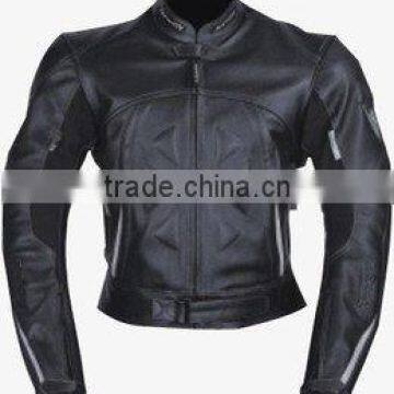 Leather Motorbike Racing Jacket