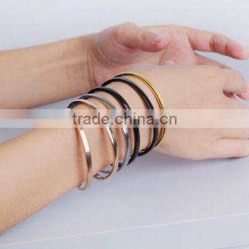 Factory Price Custom Plain Bangles and Bracelets Stainless Steel Jewelry photo-2