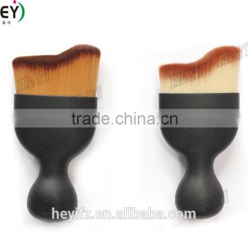 2016 New Arrival Hot Sell Flat Handle Platform Shoes Shape Contour Foundation Brush