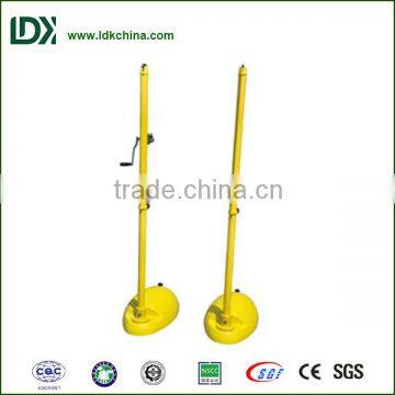 Portable ABS badminton pole