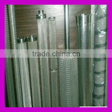 Stainless steel waste oil processing filter element