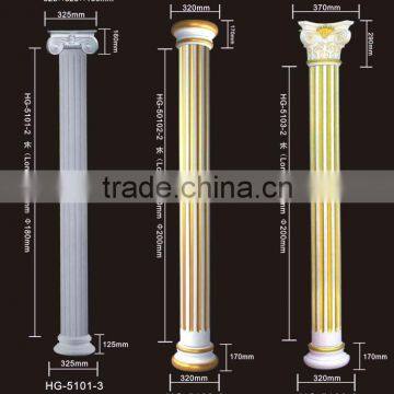 Factory price PU Roma column /pillarfor interior decoration