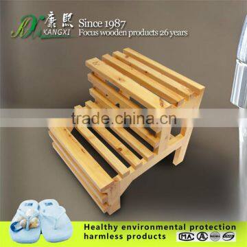 Customized Twin Towers stool cedar material