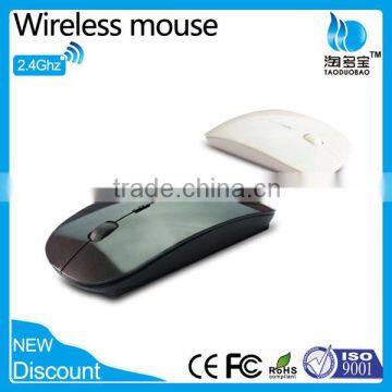 OEM colorful 2.4g super slim wireless mouse from shenzhen factory