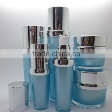 Elegant Acrylic Convex Shoulder Cosmetic Lotion Bottles