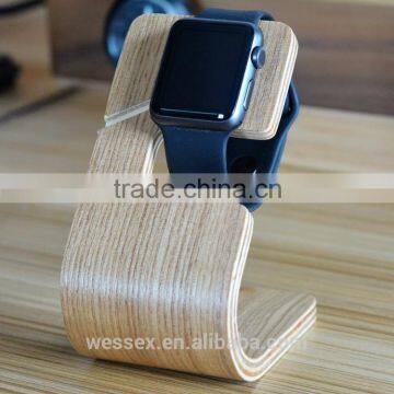 Wooden Display Stand for Apple Watch/cell phone/tablet pc