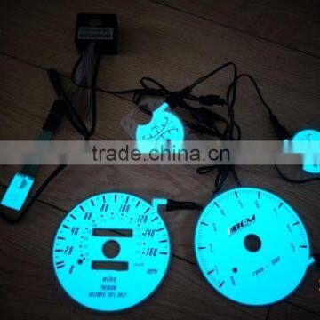 High brightness Electroluminescent car gauge / electroluminescent glow gauges / electroluminescent car dashboard gauges