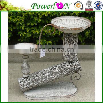 Sale Novelty Metal Bird Freeder Plant Pot Garden Ornament For Patio Backyard I28M TS05 X00 PL08-6139