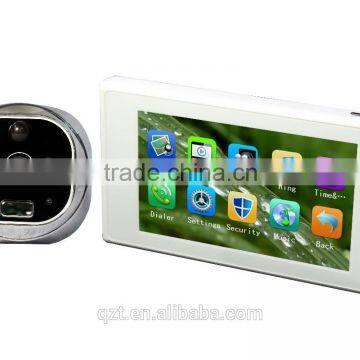 4.7 inch display photo Shooting video Record Night Vision Anti damage door viewer peephole doorbell camera