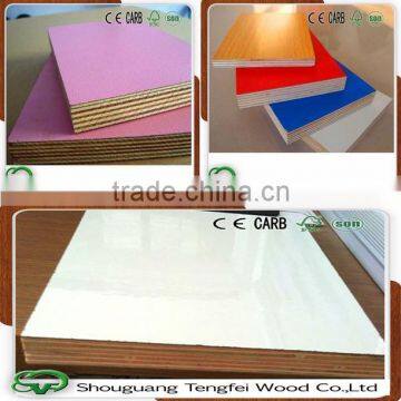 Colorful melamine coated plywood,plywood