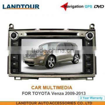 Car multimedia 7Inch Navigation GPS DVD for toyota Venza 2009-2013 CE FCC ROHS