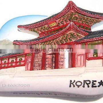 souvenir Gyeongbokgung Palace,Seoul South Korea 3D resin fridge Magnet