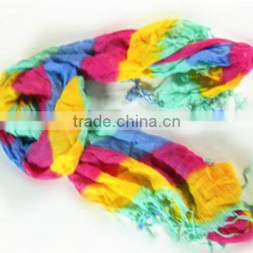 New Designs Tassel Iridescent Scarf