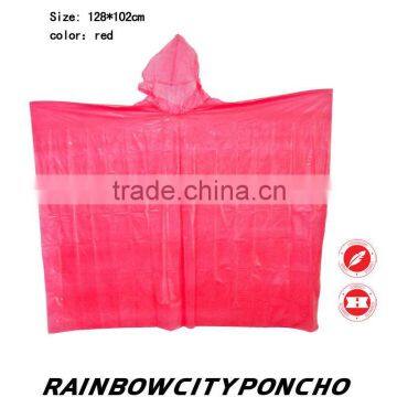 durable PE raincoat rain cape poncho