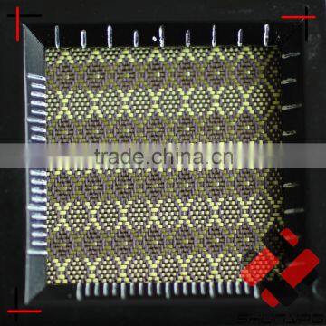 300D Polyester new design bag fabric cationic lozenge oxford with PU Coated backpack materials