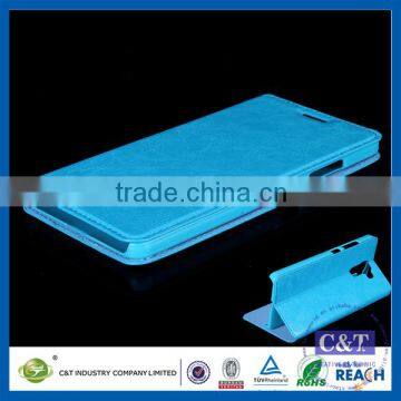C&T Luxury Smart PU Leather Wallet Case Cover For Huawei Honor 7