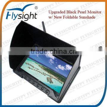 C108 7 inch UAV Drone Photography Professional FPV Monitor with HDMI Input and Foldable Sunshade Flysight Black Pearl Monitor