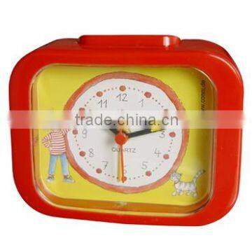 alarm table clock/quartz table clock/plastic desk clock/desktop clock/clock