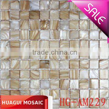 Natural hand-made shell mosaic tile for interior wall decoration