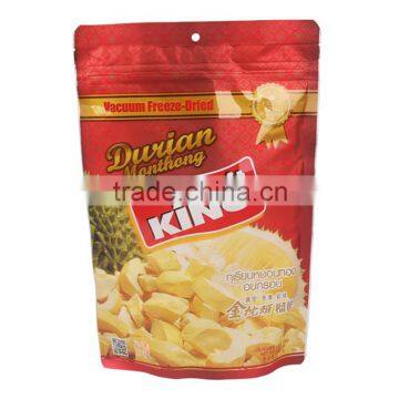 customized printed matt dried food chips plastic packaging bag 40g coconut chips aluminum foil stand up pouch