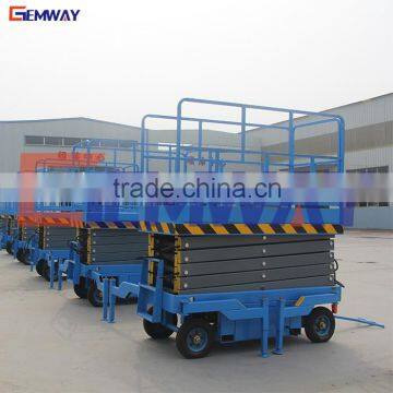 High quality hydraulic mobile manual scissor lift manufacturers for sale